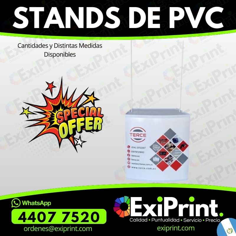 Oferta de Stands de PVC